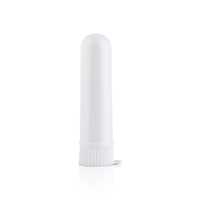 Tubos Inhaladores Nasales de Doble Uso, Plástico Convencional de 0.5ml, para Parches Nasales y Bucales