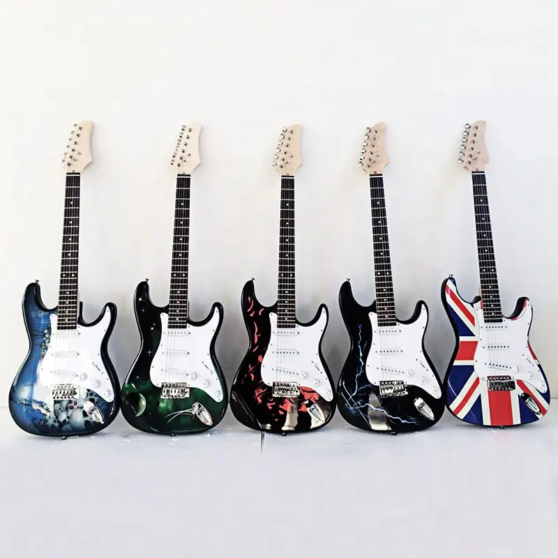 Krait חדש הגעה 6 מחרוזת חשמלי גיטרה כלי נגינה גיטרה חשמלית זול OEM גיטרה