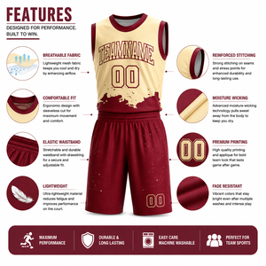 New Style Basketball Uniform Classical Design 100% <b>Polyester</b> Breathable Quick Dry Sublimation Custom Team Name Sleeveless Unisex - Product Image 5