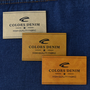 Étiquettes en <span class=keywords><strong>cuir</strong></span> PU personnalisées pour vêtements Étiquette de vêtement imprimée avec logo <span class=keywords><strong>Patch</strong></span> en similicuir pour vêtements Marque Jeans - Product Image 5