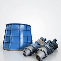 Turbin Air Mikro Hidroelektrik Mini Francis Pelton Impulse, Generator Energi Gratis 100KW 500KW