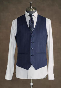 <span class=keywords><strong>Costume</strong></span> en laine pour <span class=keywords><strong>homme</strong></span> élégant et contemporain, sur mesure, 3 pièces, coupe ajustée, pour le bureau et les occasions formelles - Product Image 3