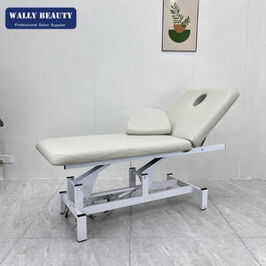 Wallybeauty Lit <span class=keywords><strong>esthétique</strong></span> portable bon marché 3 sections pieds en bois avec trou pour le visage <span class=keywords><strong>Table</strong></span> de massage pliante - Product Image 3