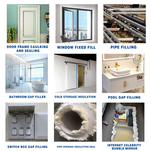 Fabricant OEM d'<span class=keywords><strong>isolation</strong></span> acoustique, <span class=keywords><strong>mousse</strong></span> polyuréthane PU en aérosol auto-extensible de 750 ml, haute densité, pour montage de fenêtres - Product Image 5