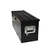Boîte à outils Jinxin Jinxin-Toolbox en aluminium léger, plaque diamantée, personnalisable OEM, anti-poussière, pour camion, avec serrure