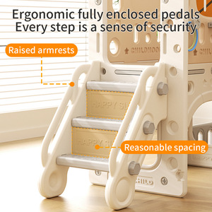 Trẻ em trong nhà của cậu bé inflatable nhựa trượt & nhỏ Swing kết hợp sân chơi cho 10-12m Gia đình tương tác - Product Image 4