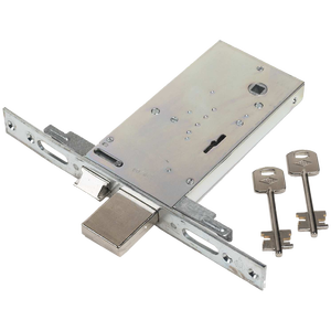 Serratura a Doppia Chiave per Porte in Ferro FEB E90 - Scatola 185x81 mm - Product Image 1
