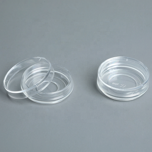 طبق بتري زجاجي من البوروسيليكات للاستخدام في المختبرات الميكروبية / طبق زجاجي بقاع زجاجي مع 3 فتحات تهوية 35*12 مم - Product Image 4