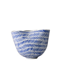 Vase en céramique de porcelaine bleue et blanche de style chinois, art créatif, arrangement floral moderne haut de gamme, ornement hydroponique