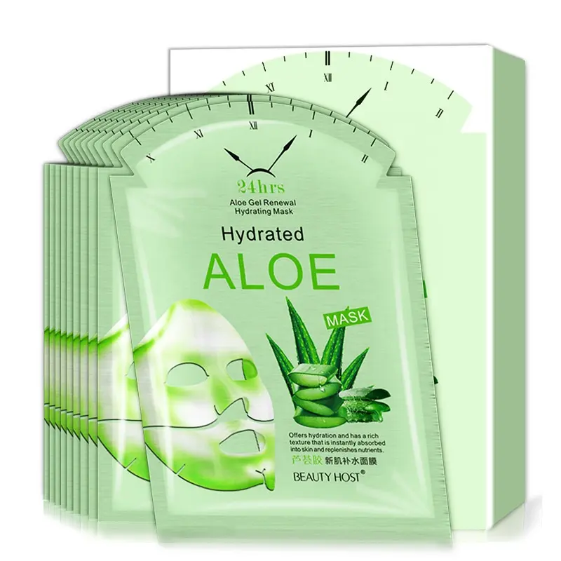Bán Buôn Aloe/Ốc/Vàng/Than Làm Trắng Giữ Ẩm Mặt Nạ/Nhãn Hiệu Riêng Biểu Tượng Tùy Chỉnh 100% Nature Aloe Vera Gel Mặt Nạ