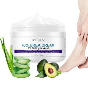 Marque privée Crème hydratante sèche craquelée Crème pour les mains et les <span class=keywords><strong>pieds</strong></span> <span class=keywords><strong>Pieds</strong></span> Coudes Genoux Lotion réparatrice pour les soins du corps Crème pour les <span class=keywords><strong>pieds</strong></span> à 40% d'urée - Product Image 1