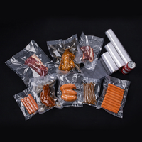 Machine à sceller sous vide Rouleaux de sacs Machine à sceller sous vide les aliments Rouleaux de sacs de stockage Sacs à sceller sous vide en relief librement découpés pour la viande