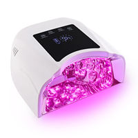 Lampe à ongles UV LED rechargeable de qualité supérieure 98W pour salon, avec 42 perles LED et 4 modes de minuterie pour le durcissement professionnel du gel