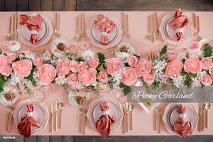 Custom Colorful Artificial Flower 3D Wall Panel Table Runner Centerpieces Arch Design Handmade Long Lasting Modern Iron <b>Frame</b> - Product Image 5