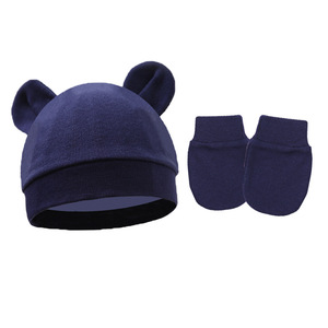 Ensemble 2 pièces bonnet et moufles anti-griffures en coton pour bébé, motif oreilles <span class=keywords><strong>de</strong></span> <span class=keywords><strong>Mickey</strong></span>, 0-3 mois - Product Image 5