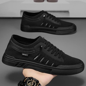 New Men's Mesh Upper Lace-Up Lighted Foam Lining All Seasons Autumn Spring Sports Casual Sneakers - Product Image 5