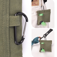 Sac de Rangement Portable pour Friandises pour Chiens et Chats, Sac de Taille pour Entraînement en Extérieur, Sac à Collations pour Promenade, en Métal Solide, Vente en Gros