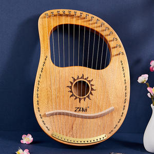 Layaiqin 16 tonos Mini Konghuo pequeña arpa Lira principiante DIY instrumento Musical Simple <span class=keywords><strong>guitarra</strong></span> Lira - Product Image 6