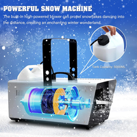 Machine à neige populaire de 1500 W pour les fêtes de Noël et les spectacles de grande envergure