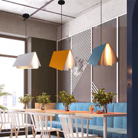 ENSEMBLE Simple Moderne Maternelle Campus Creative Pendentif Lumière Livre Art Restaurant bar Chambre Chevet Lustre