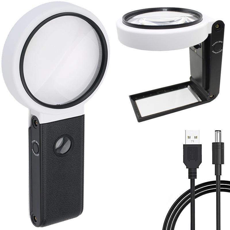 4X Handheld Magnifier for Reading Cold