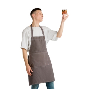 Cho Nam Giới Và Phụ Nữ Hot Bán Vải Tạp Dề 100% Bông Nấu Ăn Nhà Bếp Tạp Dề Bán Buôn Nhà Bếp Tạp Dề Biểu Tượng Tùy Chỉnh - Product Image 5