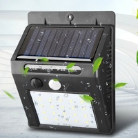 Lampe solaire de jardin de haute qualité, étanche, avec détecteur de mouvement, pour extérieur