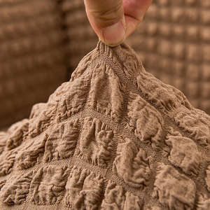 Housse de <span class=keywords><strong>canapé</strong></span> jacquard avec jupe, motif à carreaux popcorn, housse de <span class=keywords><strong>canapé</strong></span> de style européen, housses de <span class=keywords><strong>fauteuil</strong></span>, protection de salon, meubles - Product Image 3