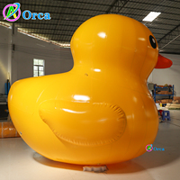 Canard gonflable géant en PVC jaune sur mesure, canard gonflable géant amusant, canard gonflable géant flottant sur l'eau en caoutchouc à vendre