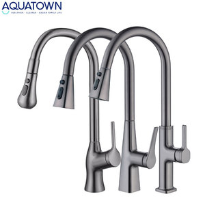 Rubinetto da Cucina Moderno in Acciaio Inox 304, Antispruzzo, con Doccetta Estraibile e <span class=keywords><strong>Miscelatore</strong></span> Flessibile per Lavello - Product Image 1