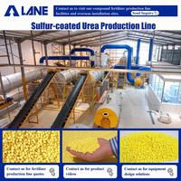 Ligne de production d'urée revêtue de résine LANE, granulés à libération contrôlée, tambour rotatif, usine automatisée complète et efficace