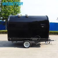 Fournisseur chinois de la restauration mobile remorque petite crème glacée hot dog restauration rapide chariots camion cuisine mobile sur roues à vendre