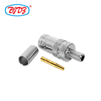 Connecteurs coaxiaux RF BNC femelle à sertir droit pour câbles RG58, LMR195, RG223, RG142, RG400 – Approvisionnement direct usine