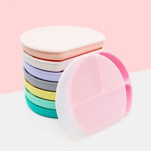 Placa de silicona para bebé con succión de alimentación de grado alimenticio dividida sin BPA antideslizante - Product Image 2