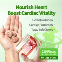 Complément de Soutien Cardiovasculaire pour Animaux : Comprimés de Réparation Myocarde pour Chiens et Chats, Soin de la Valve Mitrale, HCM, DCM, Bien-être des Races