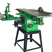 Raboteuse multifonctionnelle artisanale pour le travail du bois, intégrant la coupe, le mortaisage et le perçage de trous carrés, trois fonctions de rabotage du bois