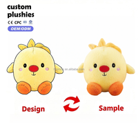 Peluche Ronde Mignonne Fruits et Légumes, Jouet en Peluche Doux et Moelleux Orange Kaki, Peluches Fruits Kawaii Dessin Animé, Cadeau pour Enfants
