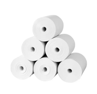 Rouleaux de papier thermique monocouche APZ écologiques, économiques, blancs, 60g, 80x80mm pour les petites caisses de supermarché