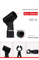 Nouveau modèle de support de microphone à pince en plastique et métal, en forme de U ou en forme d'œuf solide, support paresseux à fixation rapide