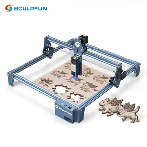 SCULPFUN S9 90W Lazer mini máquina de corte de alta calidad grabado láser máquina de grabado láser de metal de escritorio