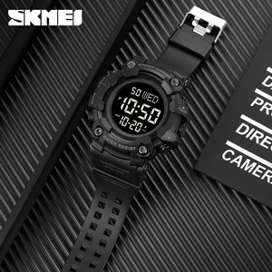 Skmei Digital Sport Watch Men Water Resistant 3Bar Shockproof Luminous Dual Time Black Blue - Product Image 3