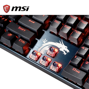 Teclado mecánico para juegos <span class=keywords><strong>MSI</strong></span> VIGOR GK50S, retroiluminación roja, 104 teclas - Product Image 4