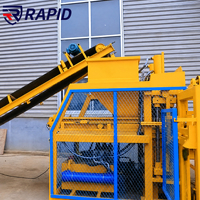 Machine automatique à briques d'argile RPT7-10 pour l'Asie du Sud-Est, cycle de moulage de 10 à 15 secondes, presse de 15 kW