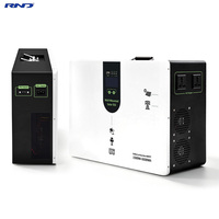 Système de stockage d'énergie solaire mural tout-en-un 1kW 1.5kW 2kW avec batterie LiFePO4 2kWh 3kWh 4kWh pour la sauvegarde d'énergie domestique