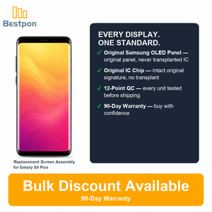 การเปลี่ยนสำหรับ Samsung Galaxy <span class=keywords><strong>S9</strong></span> PLUS ประกอบหน้า<span class=keywords><strong>จอ</strong></span> OLED, แผงเดิม + กระจก-เปลี่ย<span class=keywords><strong>น</strong></span>, เกรด A - Product Image 3