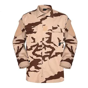 XINXING Custom High Quality Tchad Chad Desert Camouflage Cotton Polyester Ripstop Tactical Combat Uniform