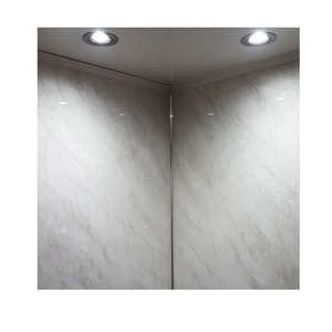 Hiện đại vuông phòng tắm Ốp <span class=keywords><strong>PVC</strong></span> vòi hoa sen <span class=keywords><strong>Panels</strong></span> 600/900 mét Rộng x 2.4m chống cháy ướt tường 10 mét dày - Product Image 1