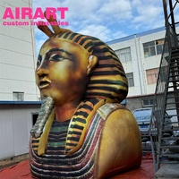 Apportez un charme mythique à toute réunion en plein air : ballon gonflable personnalisable en forme de Sphinx, mascotte de dessin animé