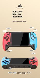 Console de jeu portable Q21 avec plus de <span class=keywords><strong>500</strong></span> jeux, double manette, prise en charge de la connexion à l'écran de télévision, lecteur de jeux de poche, cadeau pour PSP Switch PS1 NES - Product Image 4