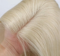 Perruque courte sans colle en cheveux humains Remy brésiliens blonds 13*4 13*6 HD pour Lace Front, Grade 12A, sans perte de cheveux